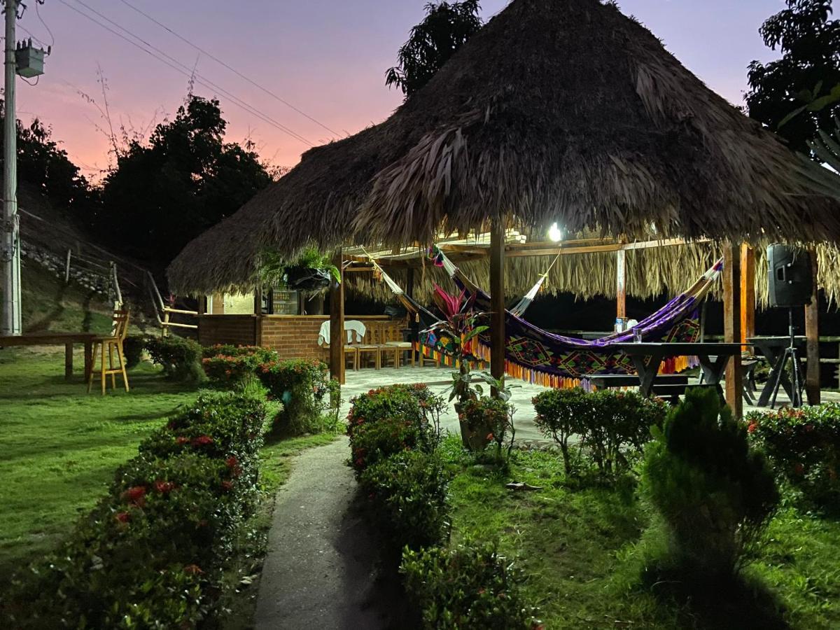 Ecohostal Palmares Del Rio Guachaca Bagian luar foto