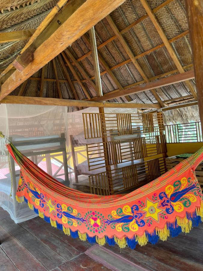 Ecohostal Palmares Del Rio Guachaca Bagian luar foto